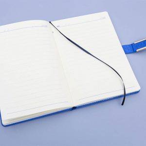 PU elastic band notebook 140X210MM; 96 sheets of paper